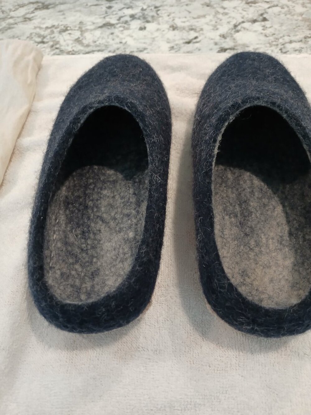 Nootkas Felted Wool Slippers Womens size 38